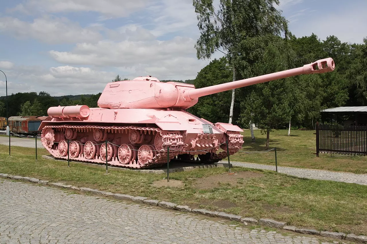 Růžový tank číslo 23
