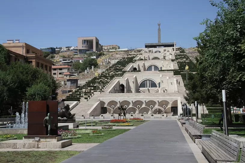 Kaskády v Jerevanu